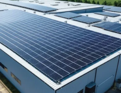 Montažni sistem sončna elektrarna - ravna streha